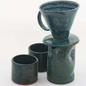 Open image in slideshow, Green Pour Over Set
